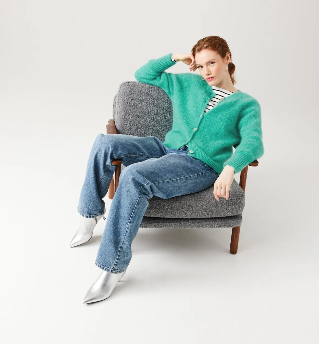 Promod Cardigan col rond PREMIUM - Opaline Fashion