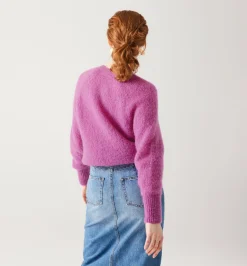 Promod Cardigan col rond PREMIUM - Rose Shop