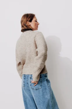 Promod Cardigan côtelé Femme - Beige Cheap
