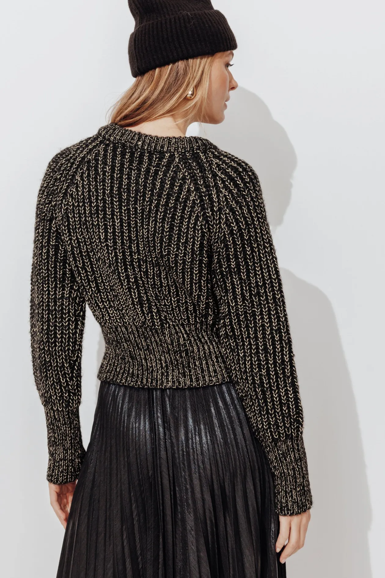 Promod Cardigan côtelé irisé Femme - Noir Flash Sale