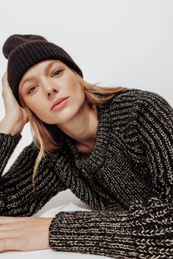 Promod Cardigan côtelé irisé Femme - Noir Flash Sale
