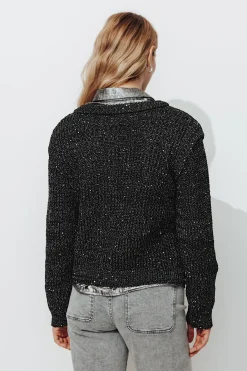 Promod Cardigan pailleté Femme - Noir Cheap