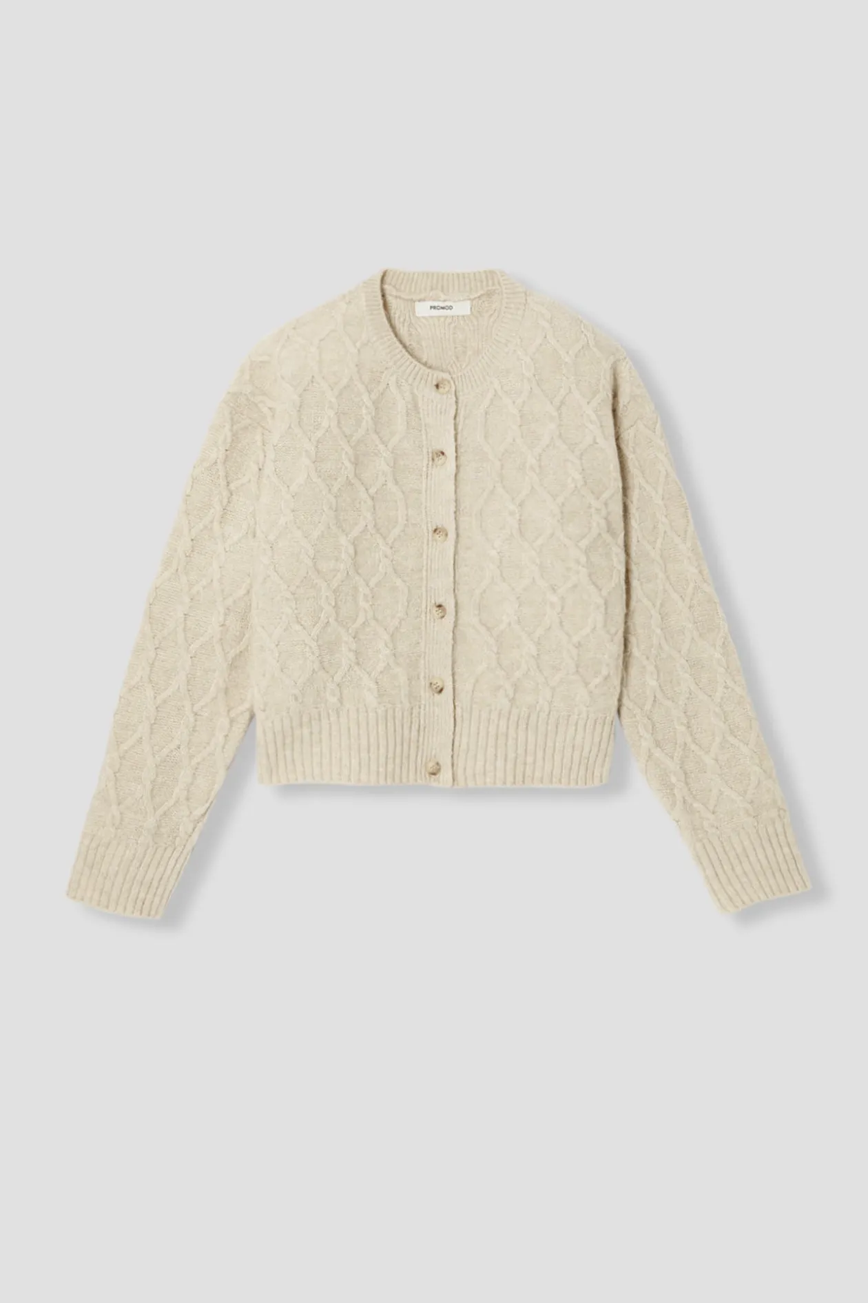 Promod Cardigan torsadé Femme - Beige Best