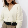 Promod Cardigan torsadé Femme - Ecru Flash Sale