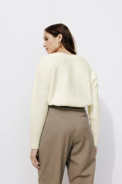 Promod Cardigan torsadé Femme - Ecru Flash Sale