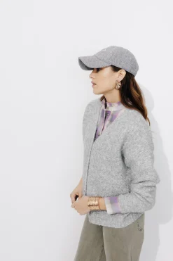 Promod Cardigan torsadé Femme - Gris clair Grisclair Best Sale