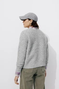 Promod Cardigan torsadé Femme - Gris clair Grisclair Best Sale
