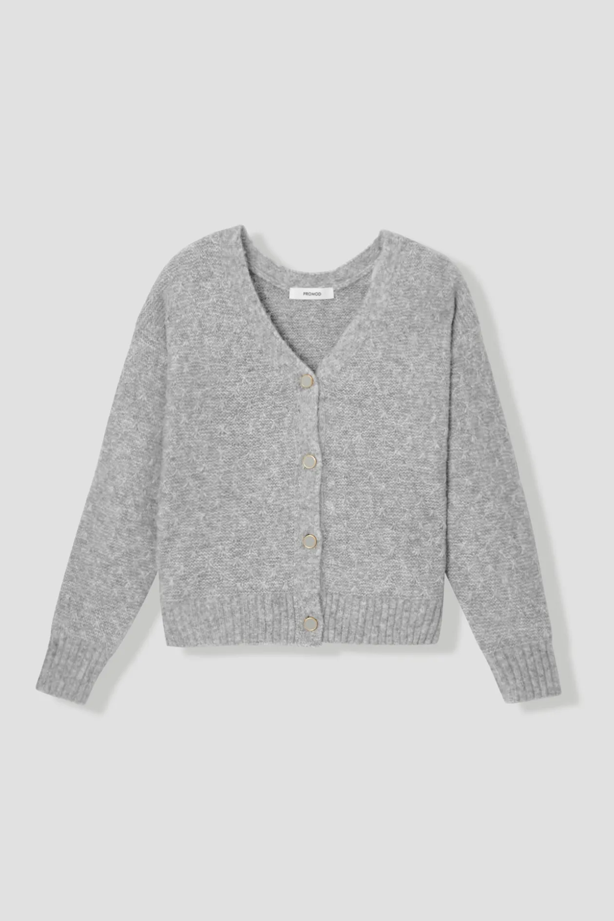 Promod Cardigan torsadé Femme - Gris clair Grisclair Best Sale