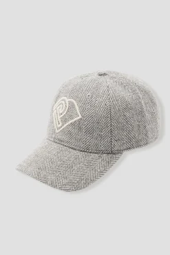 Promod Casquette effet chevron - Gris New