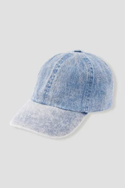 Promod Casquette en jean délavé Femme - Jean moyen Jeanmoyen Outlet