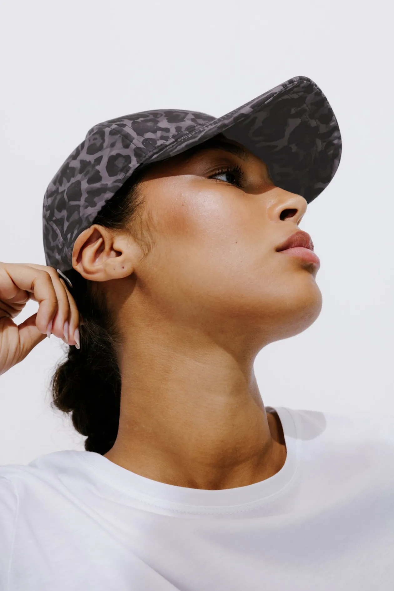 Promod Casquette léopard Femme - Imprimé noir Impriménoir Clearance