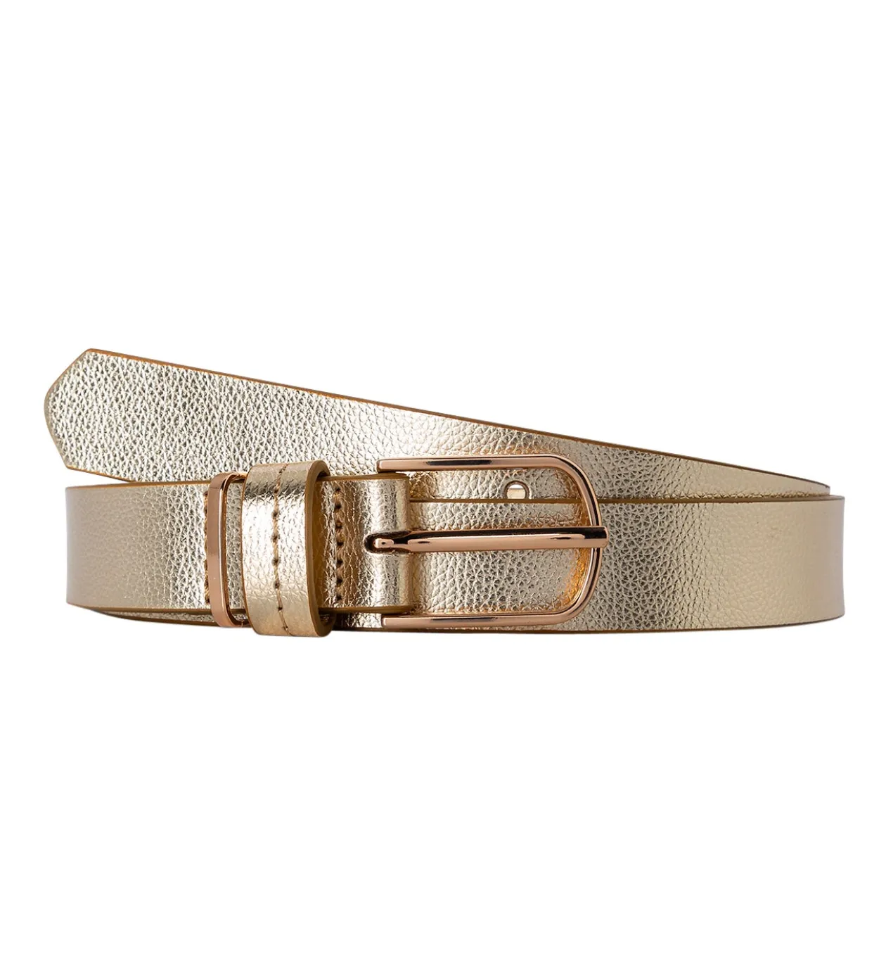 Promod Ceinture effet cuir irisé - Coloration dorée Colorationdorée Outlet