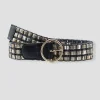Promod Ceinture fantaisie Femme - Imprimé noir Impriménoir New