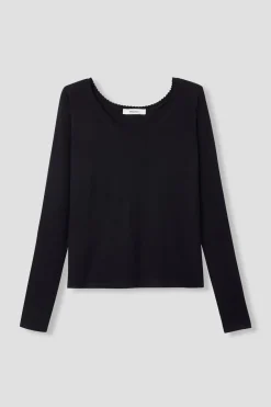 Promod CHALEUREUSEMENT T-shirt - Noir Discount