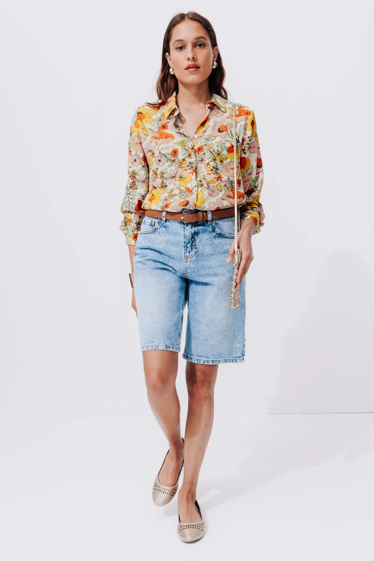 Promod Chemise à fleurs Femme - Imprimé écru Impriméécru Fashion
