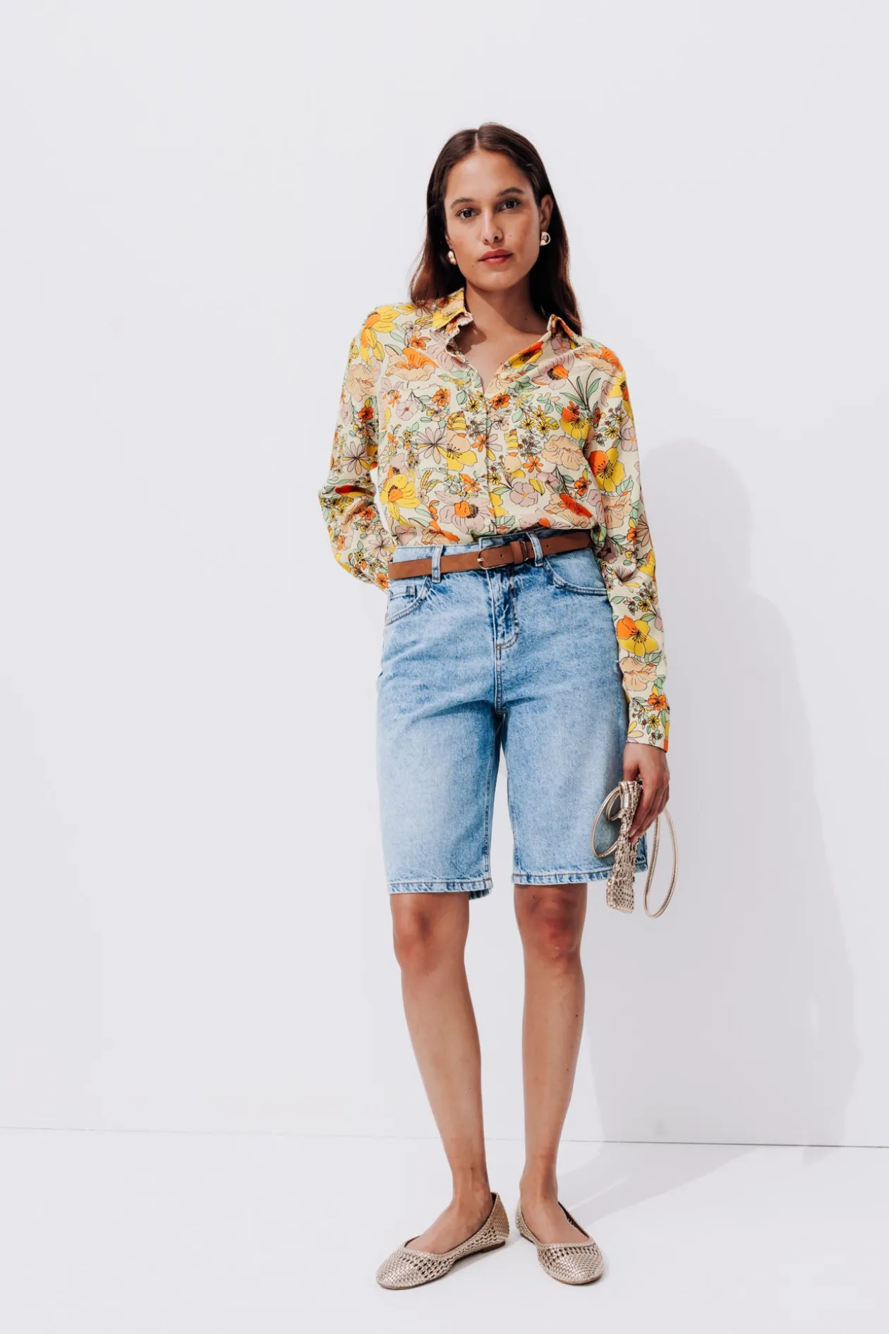 Promod Chemise à fleurs Femme - Imprimé écru Impriméécru Fashion