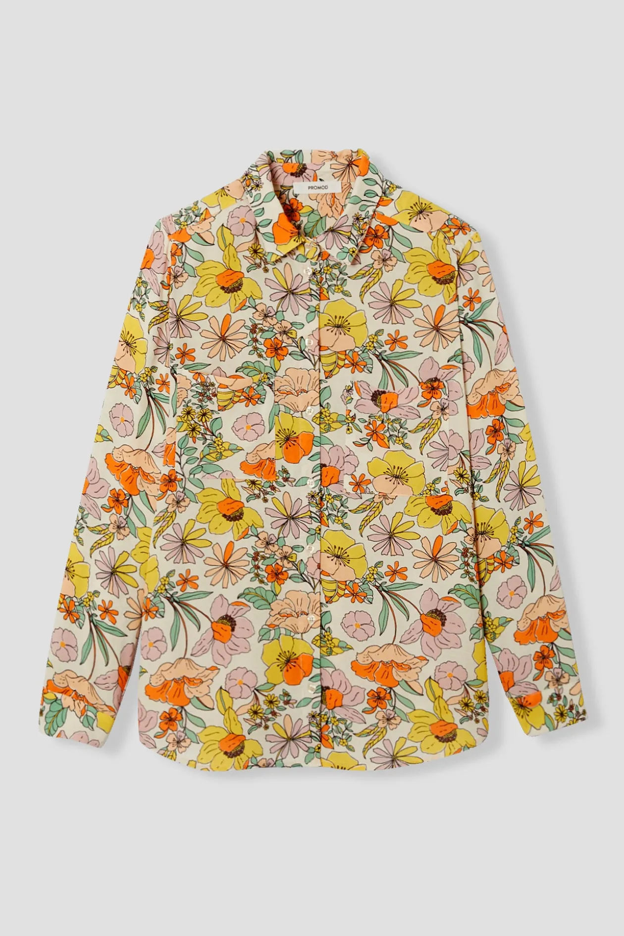 Promod Chemise à fleurs Femme - Imprimé écru Impriméécru Fashion
