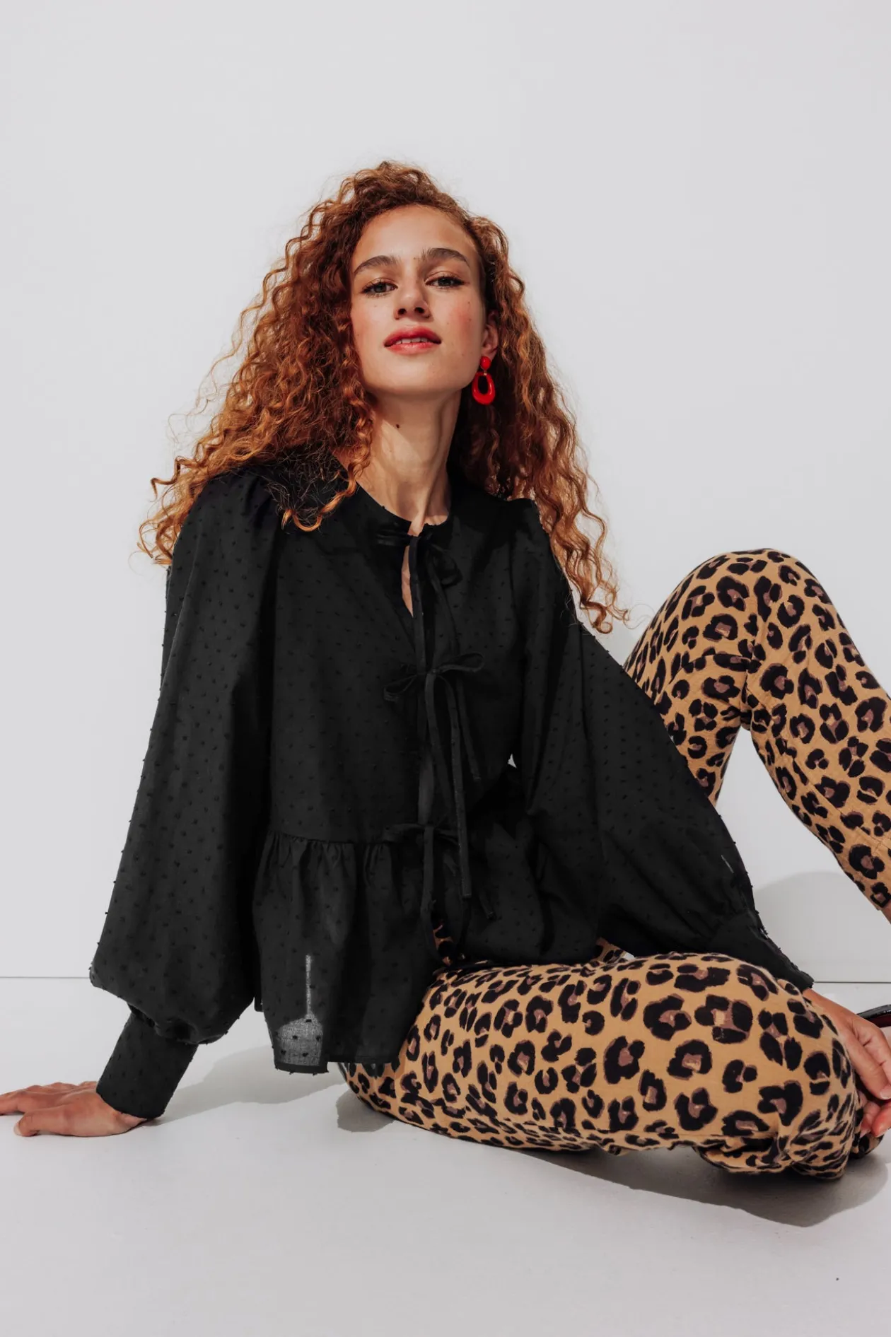 Promod Chemise à nouer Femme - Noir Hot