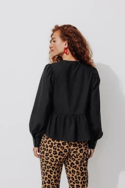 Promod Chemise à nouer Femme - Noir Hot
