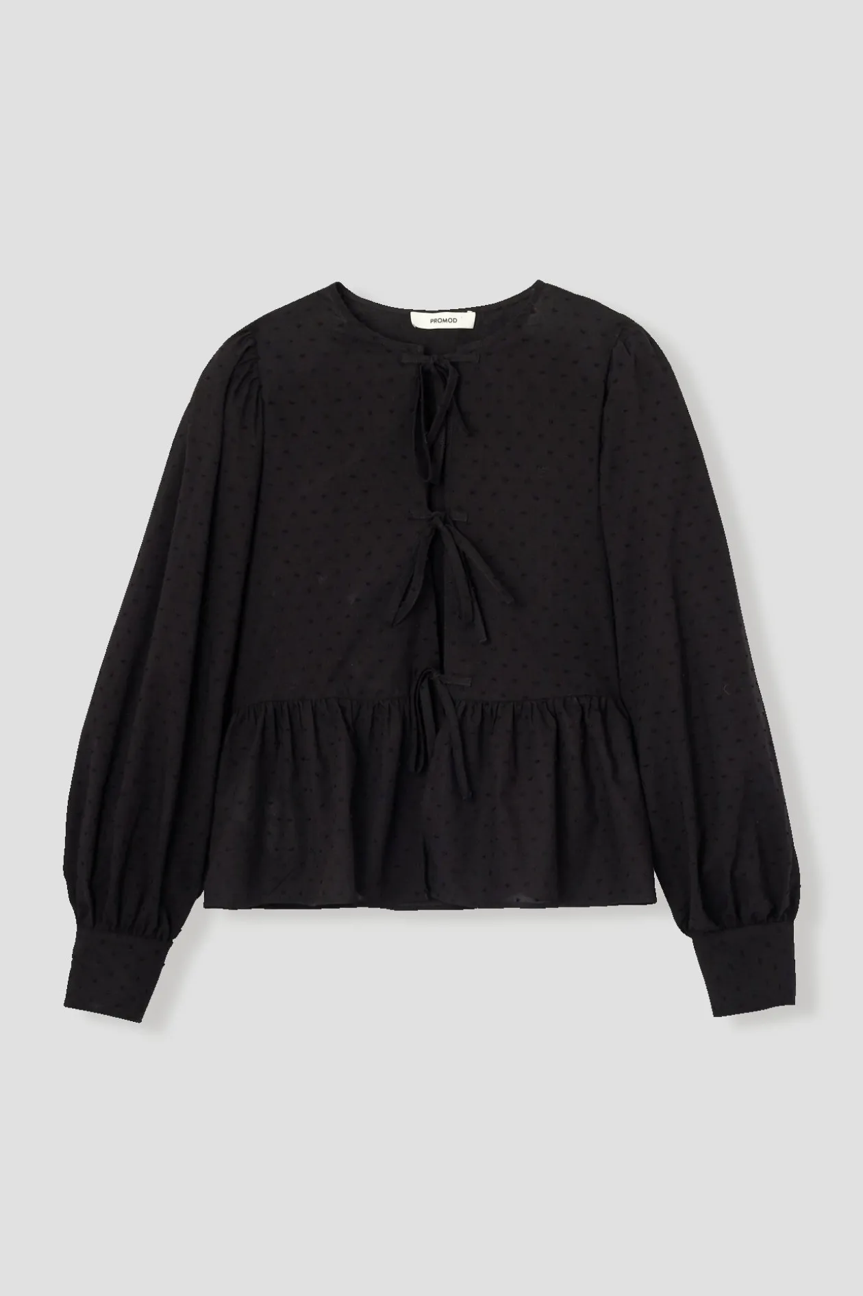 Promod Chemise à nouer Femme - Noir Hot