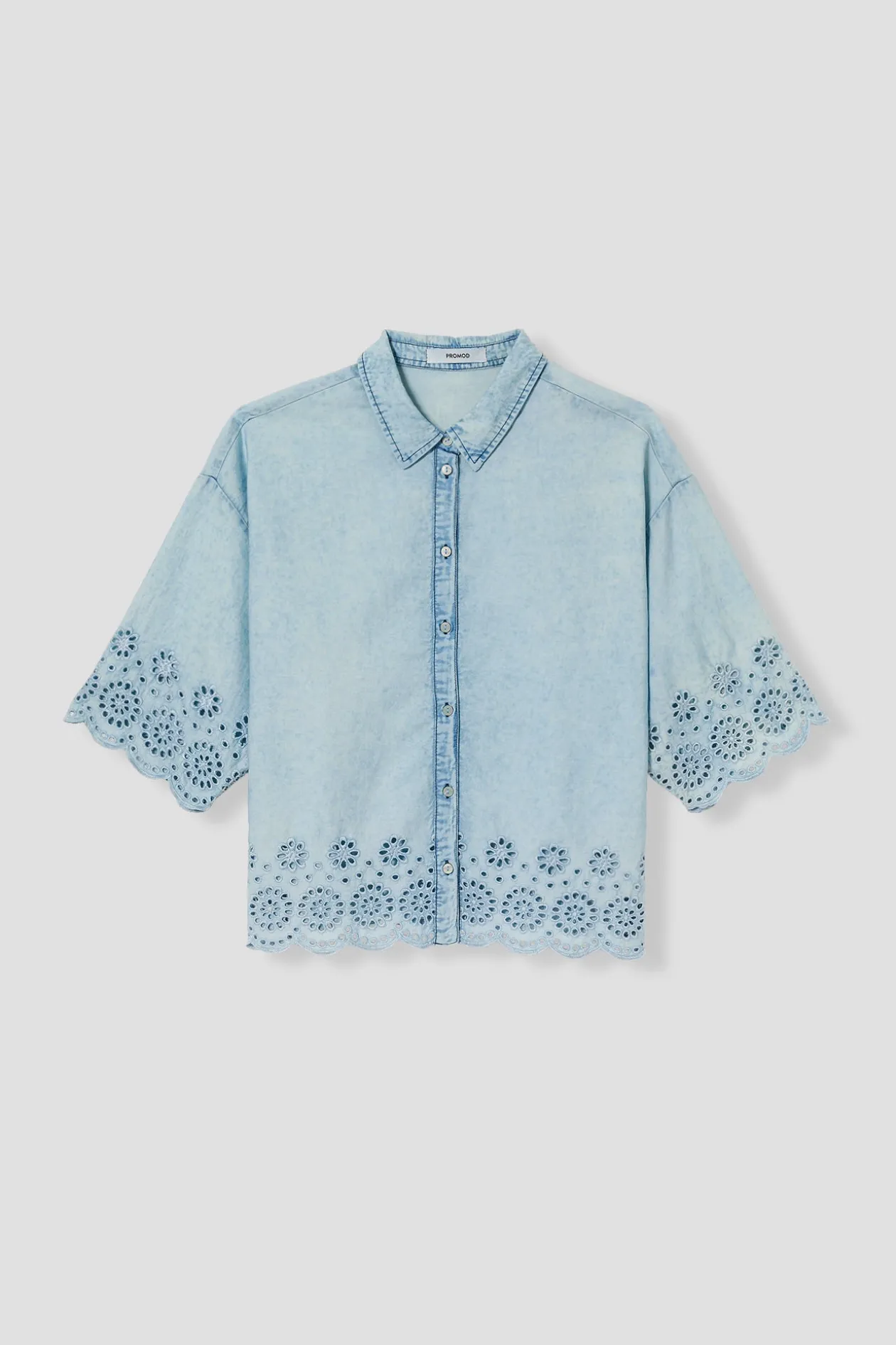 Promod Chemise broderie anglaise - Jean clair Jeanclair Online