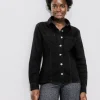 Promod Chemise en jean Femme - Jean noir Jeannoir Cheap