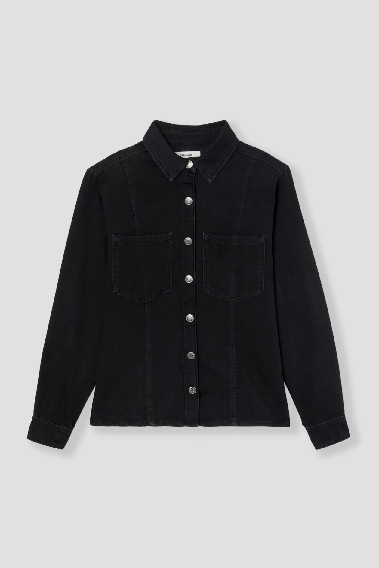 Promod Chemise en jean Femme - Jean noir Jeannoir Cheap