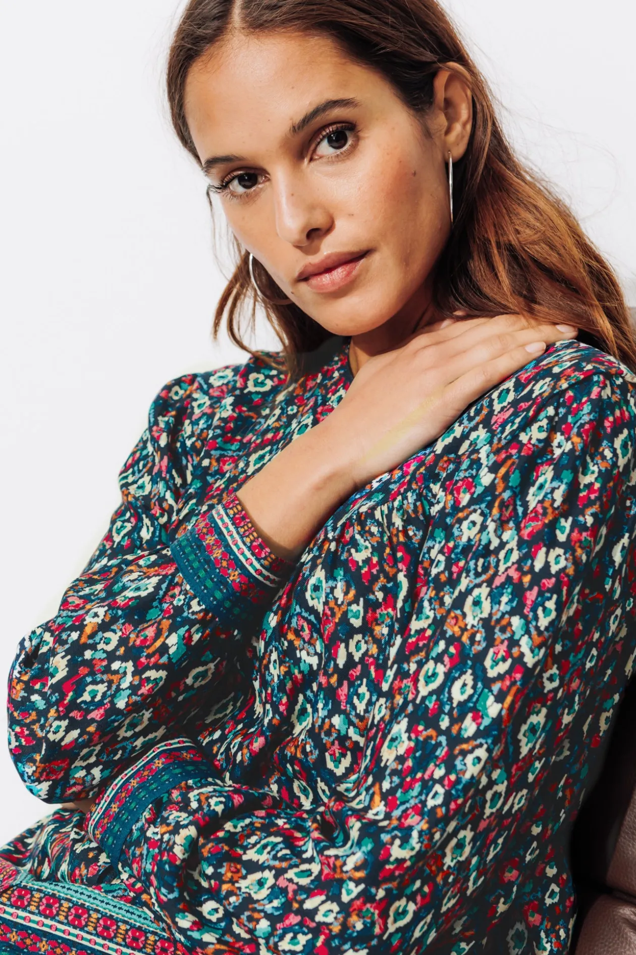 Promod Chemise imprimée Femme - Imprimé multicolore Imprimémulticolore Cheap