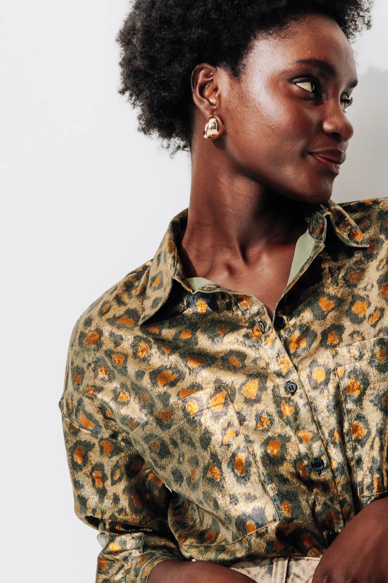 Promod Chemise irisée motif léopard - Imprimé multicolore Imprimémulticolore Best Sale