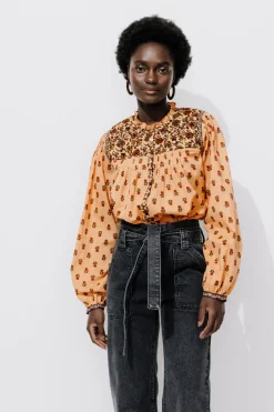 Promod Chemise matelassée imprimée - Imprimé multicolore Imprimémulticolore Hot