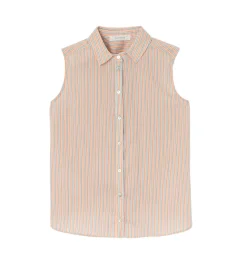 Promod Chemise rayée sans manches - Rayures multicolores Rayuresmulticolores Cheap
