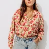Promod Chemisier satin Femme - Imprimé écru Impriméécru Store