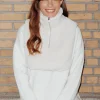 Promod Col amovible en moumoute Femme - Ecru Best