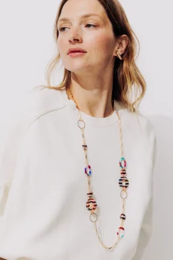 Promod Collier sautoir Femme - Coloration dorée Colorationdorée Clearance