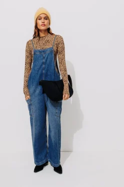 Promod Combinaison-pantalon en jean - Jean moyen Jeanmoyen Best