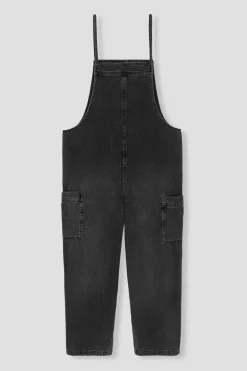 Promod Combinaison-pantalon en jean - Noir Cheap