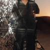 Promod Combi-pantalon à paillettes - Noir Clearance