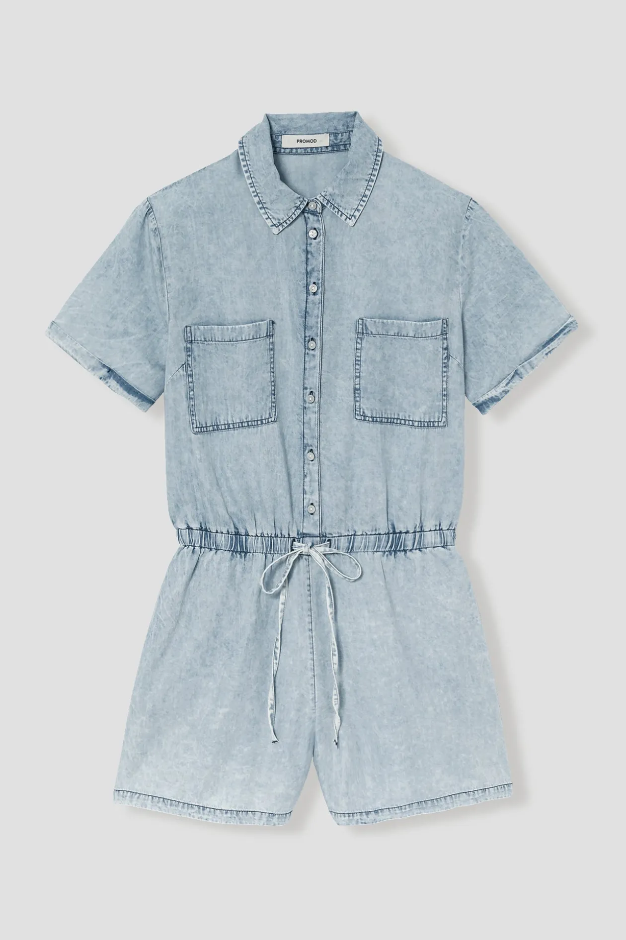 Promod Combishort délavé Femme - Jean clair Jeanclair Fashion