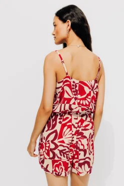 Promod Combishort imprimé Femme - Imprimé écru Impriméécru Clearance