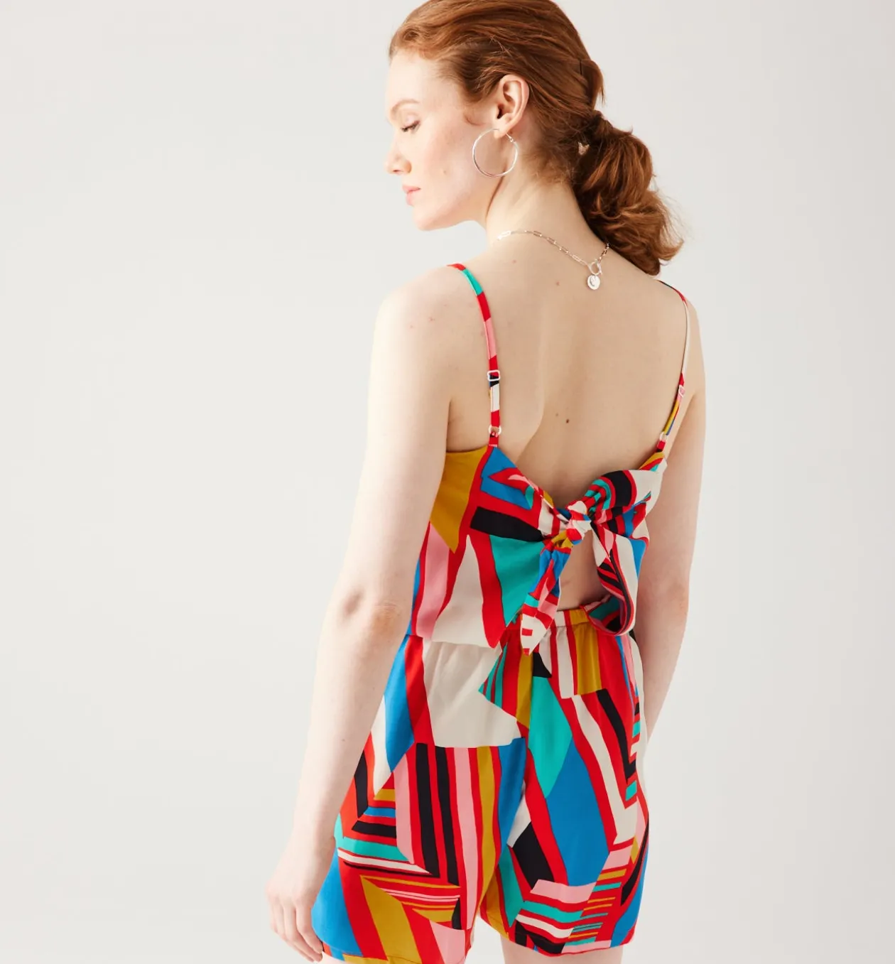 Promod Combishort imprimé Femme - Imprimé multicolore Imprimémulticolore Outlet