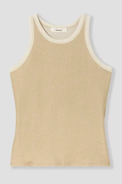 Promod Débardeur à paillettes Femme - Coloration dorée Colorationdorée Discount