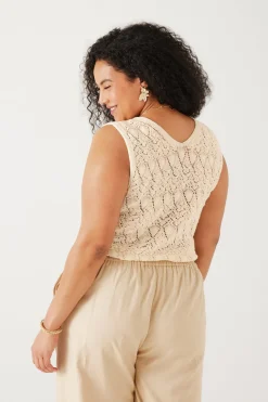 Promod Débardeur au crochet éco-conçu - Ecru Online