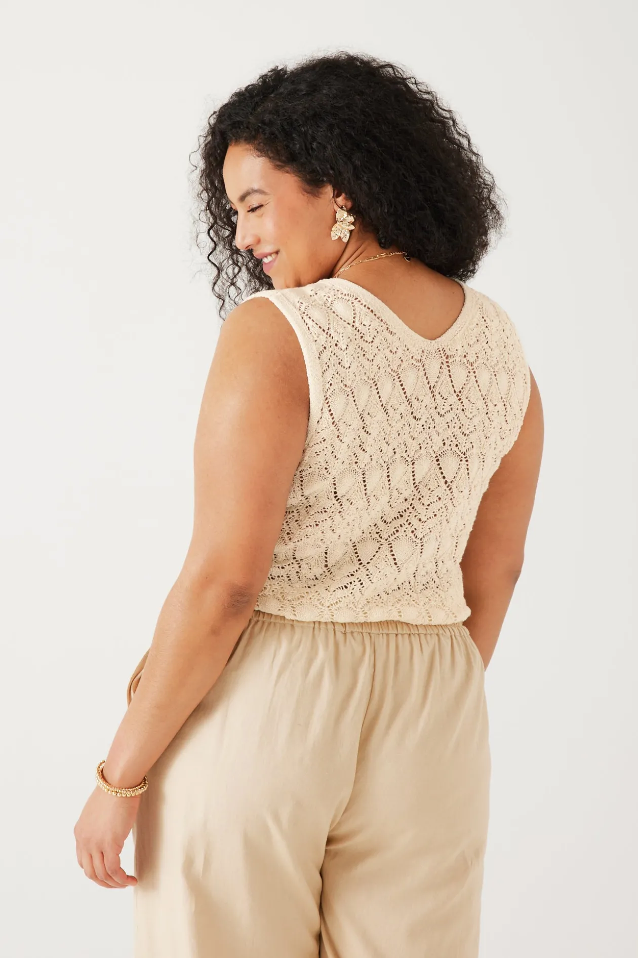 Promod Débardeur au crochet éco-conçu - Ecru Online