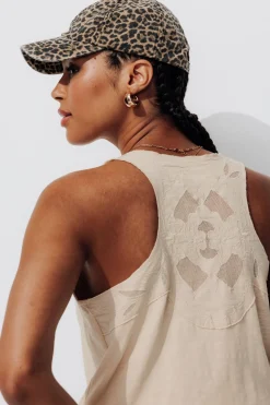 Promod Débardeur brodé dos Femme - Sable Cheap