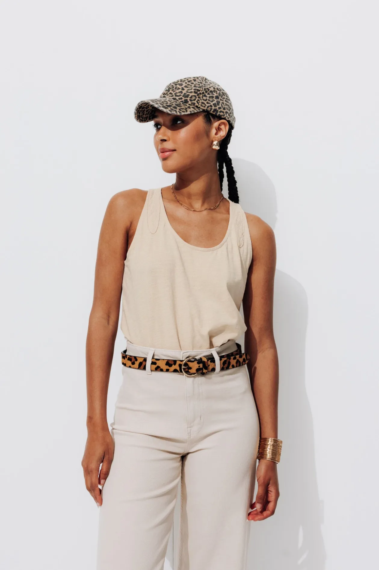 Promod Débardeur brodé dos Femme - Sable Cheap