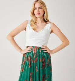 Promod Débardeur col V Femme - Ecru Outlet