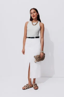 Promod Débardeur côtelé Femme - Gris clair Grisclair Store