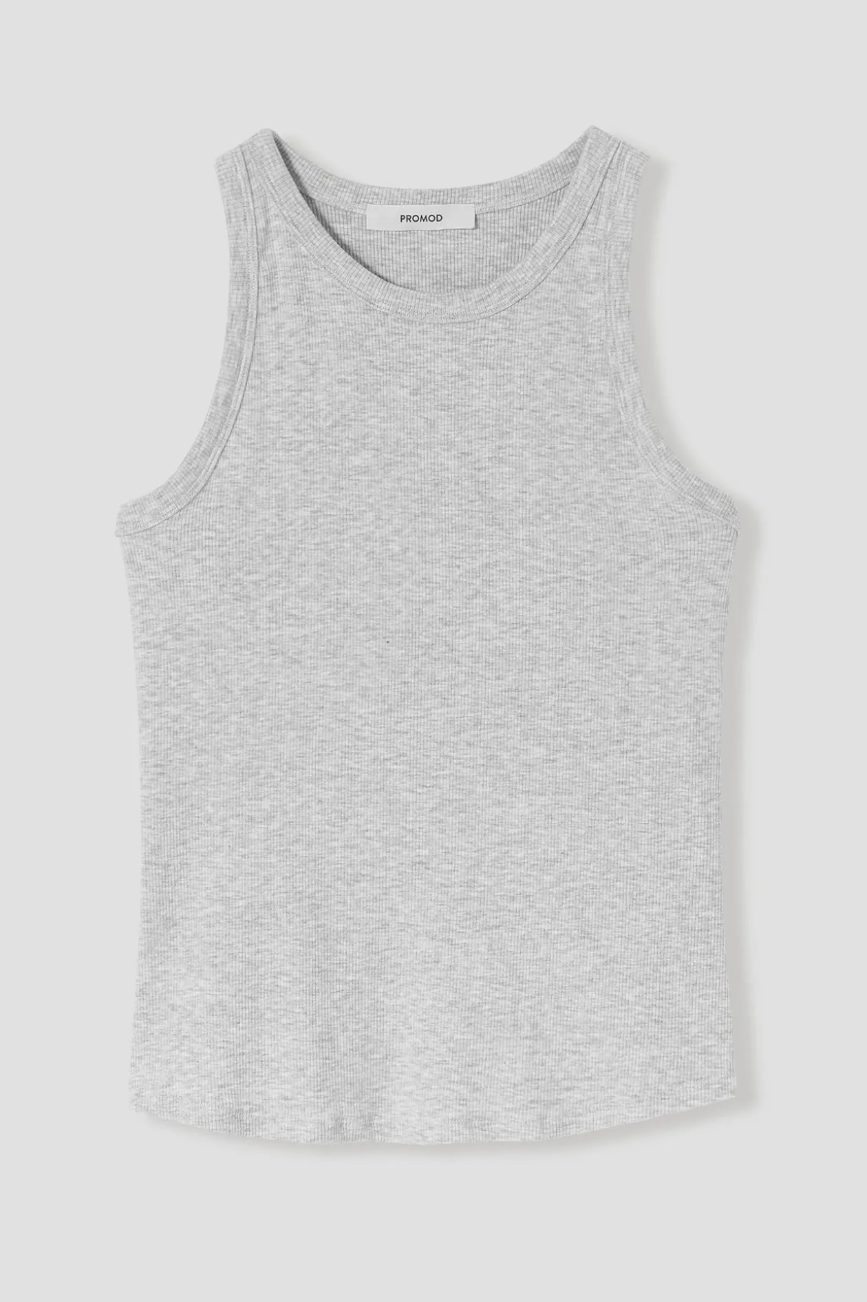 Promod Débardeur côtelé Femme - Gris clair Grisclair Store