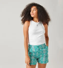 Promod Débardeur en coton côtelé - Ecru Store