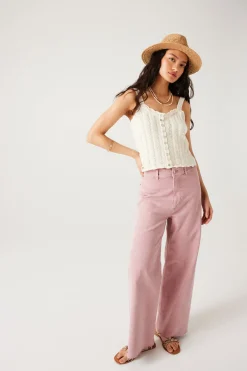 Promod Débardeur en crochet Femme - Ecru Discount